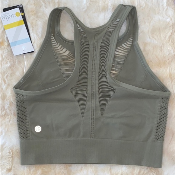 🆕 ZELLA BODY Natura Longline Sports Bra Size L - Picture 4 of 6